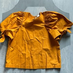 SEA top with tie on sleeves. Size 6.